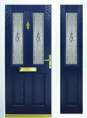 York Eternity & York Side Panel Eternity Blue Door