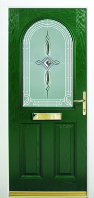 Devon Mirambello Green Composite Door
